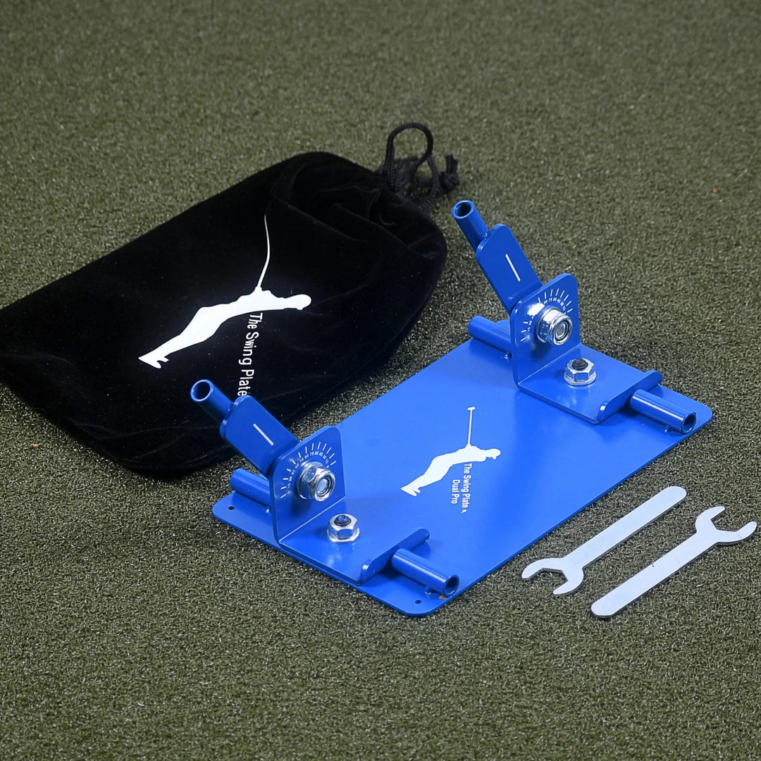 Golf Training Aids Swing Plate Dual Pro by Jamie Brittain