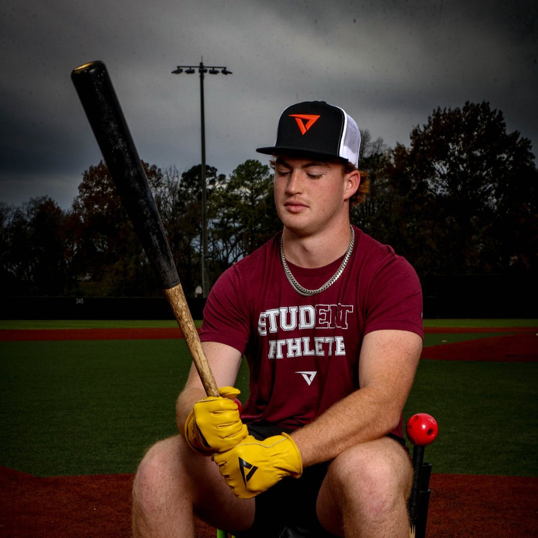 VeloTee Wheeled 2.0 Baseball & Softball Bat Bag Backpack with Batting Tee