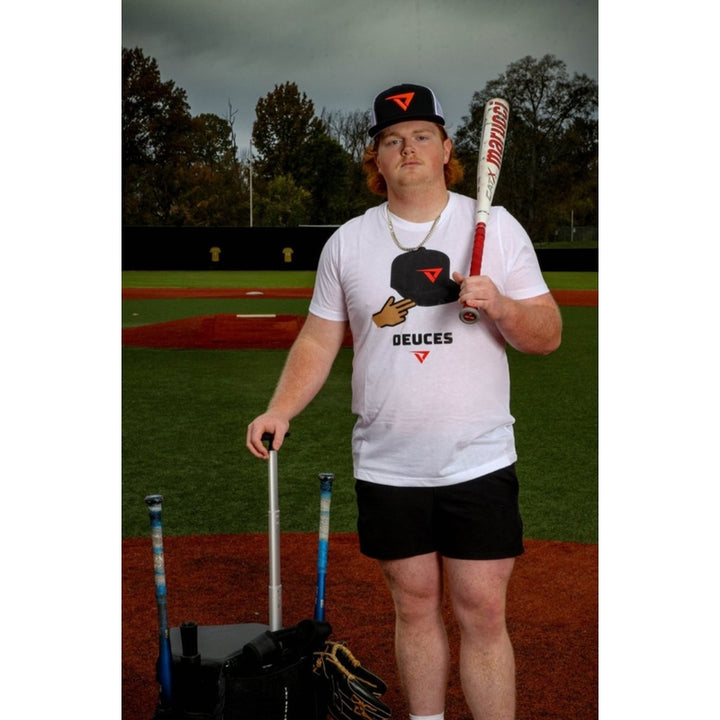 VeloTee Wheeled 2.0 Baseball & Softball Bat Bag Backpack with Batting Tee