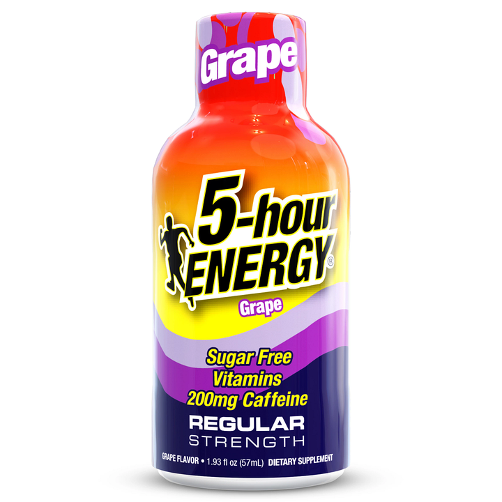 5-hour Energy Grape Flavor Regular Strength 5-hour ENERGY Shots