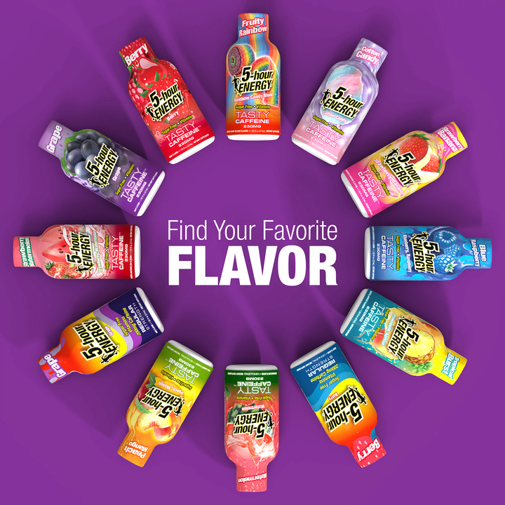 5-hour Energy Grape Flavor Regular Strength 5-hour ENERGY Shots