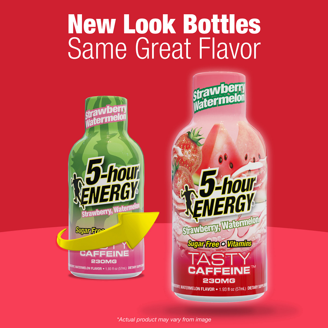 5-hour Energy Strawberry Watermelon Flavor Extra Strength 5-hour ENERGY Shots