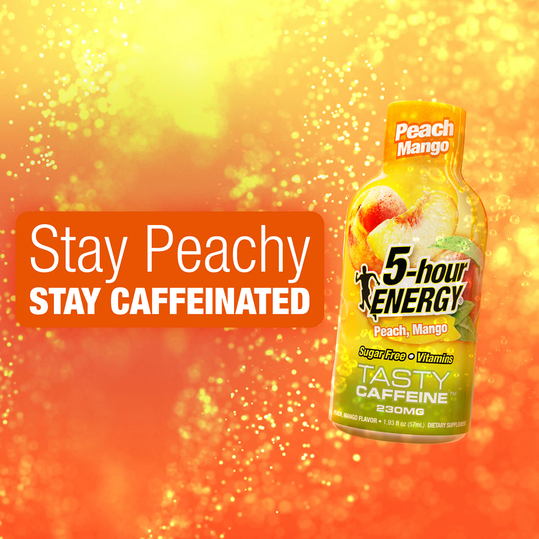 5-hour Energy Peach Mango Flavor Extra Strength 5-hour ENERGY Shots