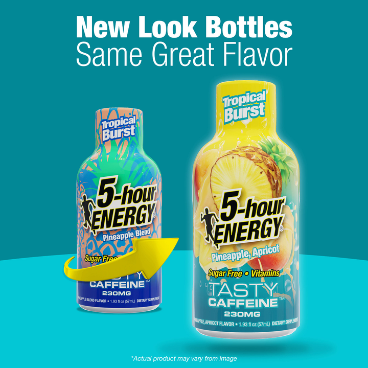 5-hour Energy Tropical Burst Flavor Extra Strength 5-hour ENERGY Shots