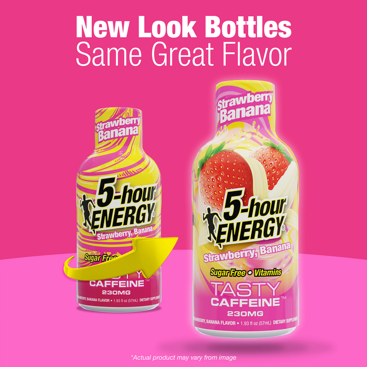 5-hour Energy Strawberry Banana Flavor Extra Strength 5-hour ENERGY Shots