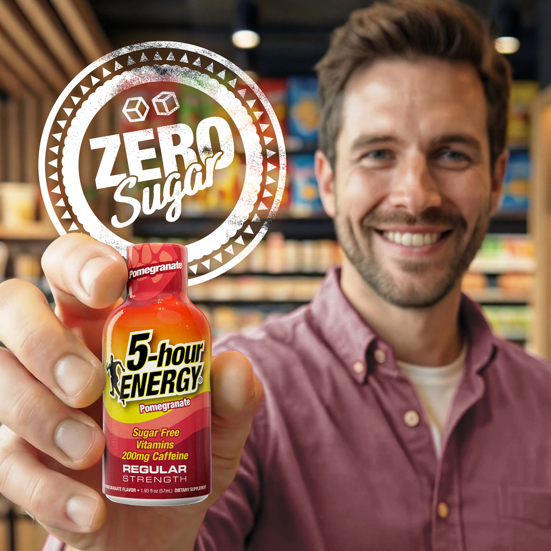 5-hour Energy Pomegranate Flavor Regular Strength 5-hour ENERGY Shots