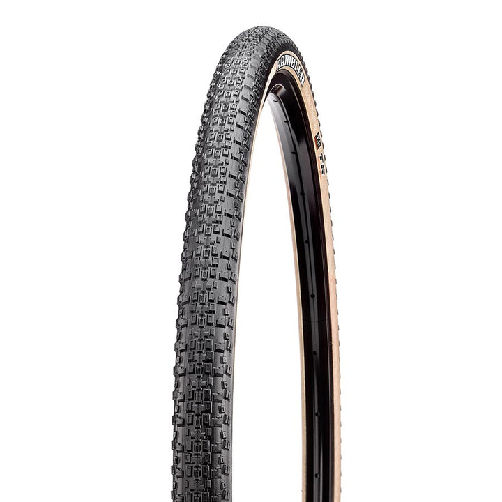 Tire, 700x38C, Folding, Tubeless Ready, Dual, EXO, 60TPI, Tanwall