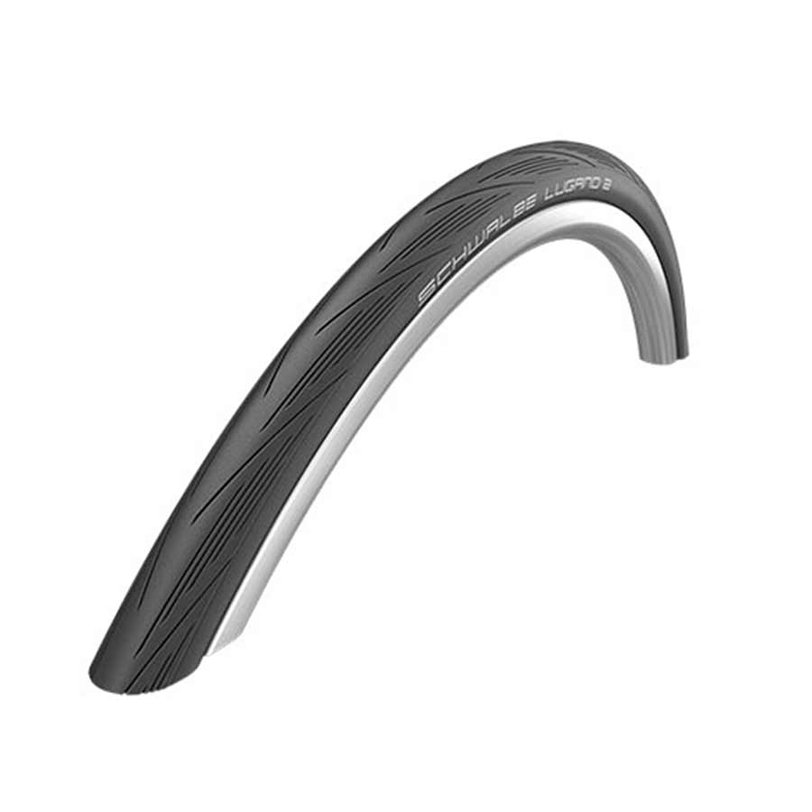 Schwalbe Lugano II Tire - 700 x 28, Clincher, Folding, Black, Active Line