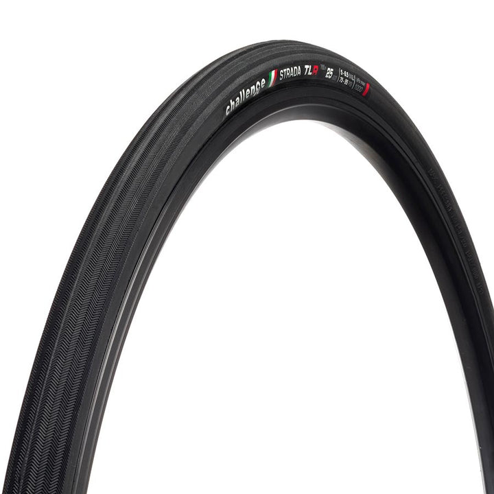 700x25C, Folding, Tubeless Ready, Vulcanized, Nylon, 120TPI, Black