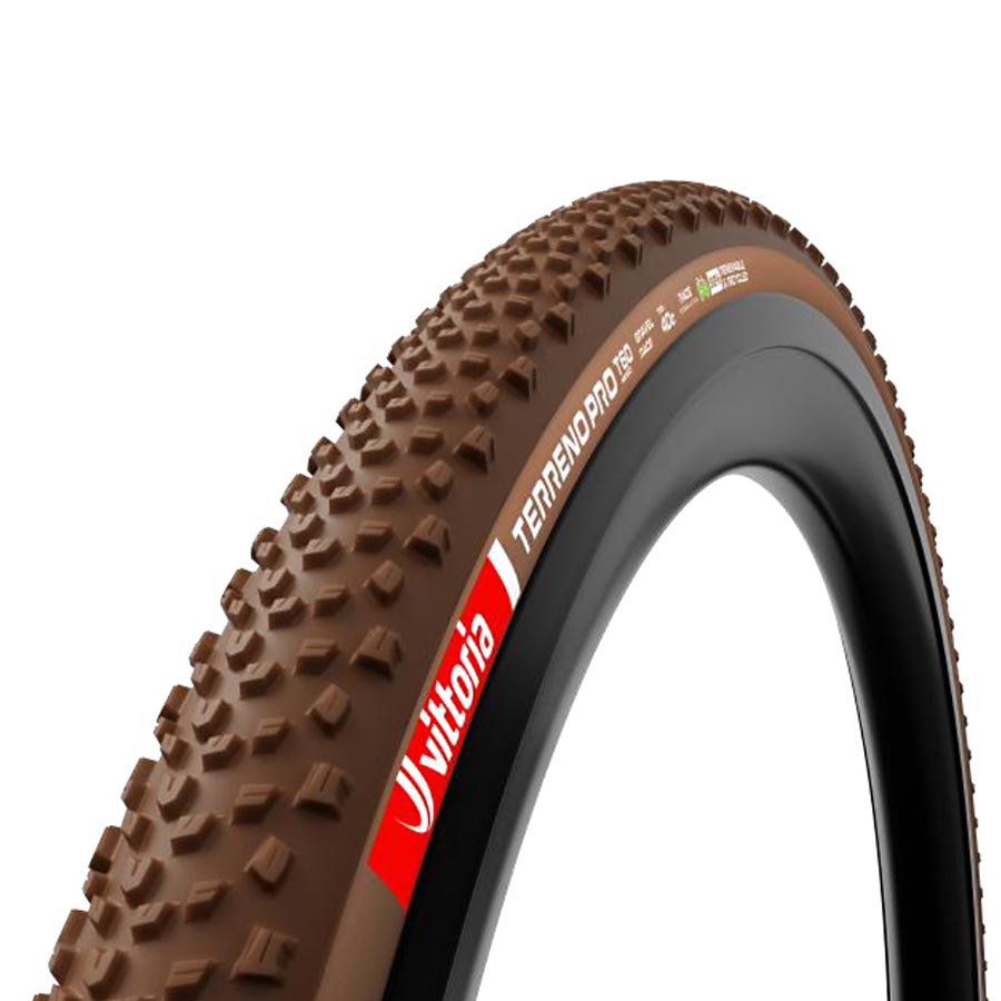 Vittoria, Terreno Pro T60, Gravel Tire, 700x40C, Folding, Tubeless Ready, Brown