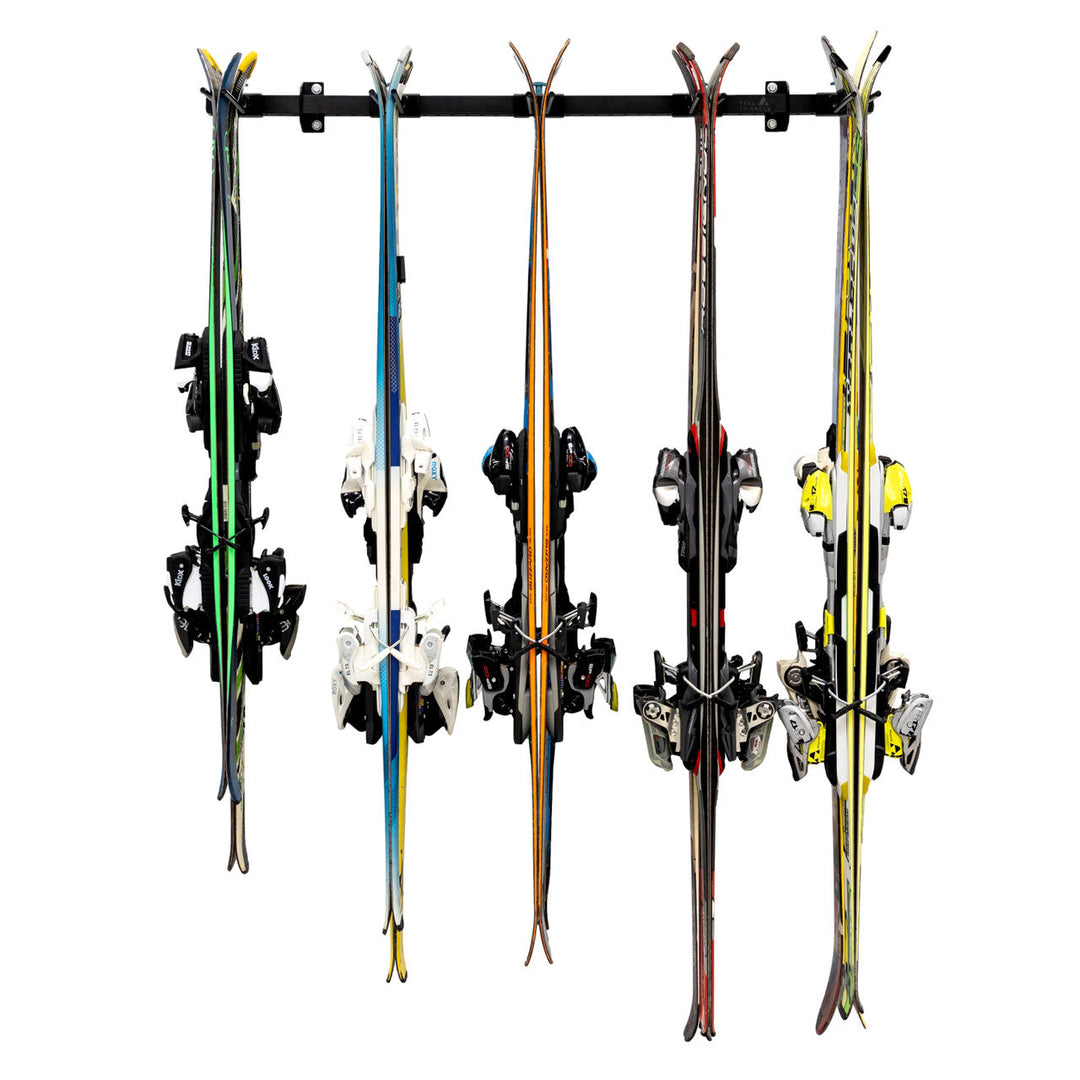 Adjustable Ski Rack for 10 Pairs - Optimal Wall Storage