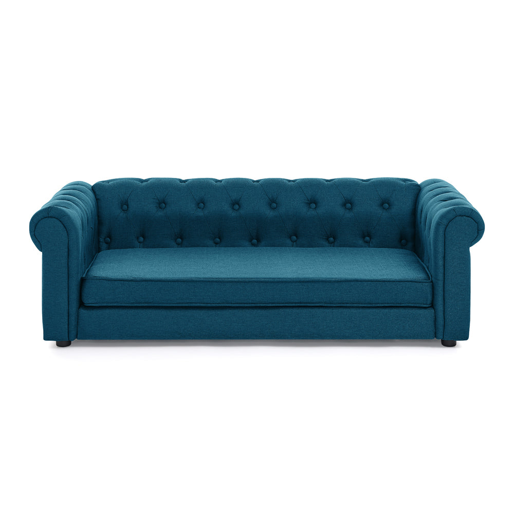 Big Dog Rectangular Pet Bed - Dark Blue