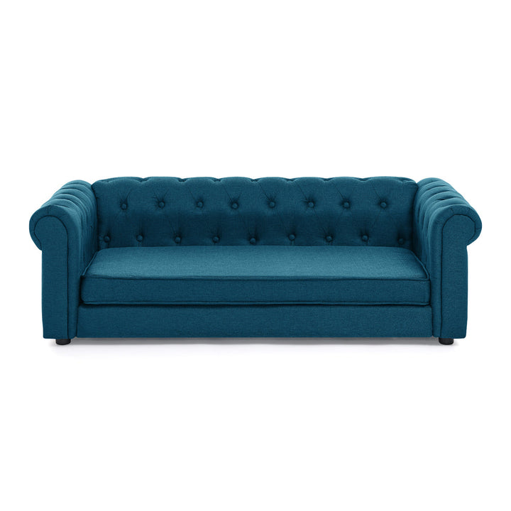 Big Dog Rectangular Pet Bed - Dark Blue