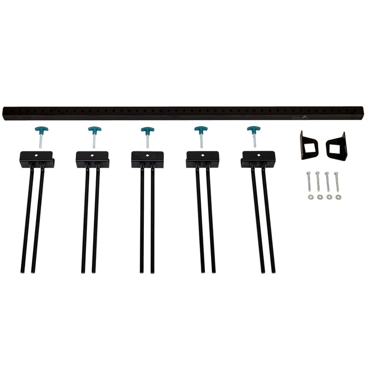 Adjustable Ski Rack for 10 Pairs - Optimal Wall Storage