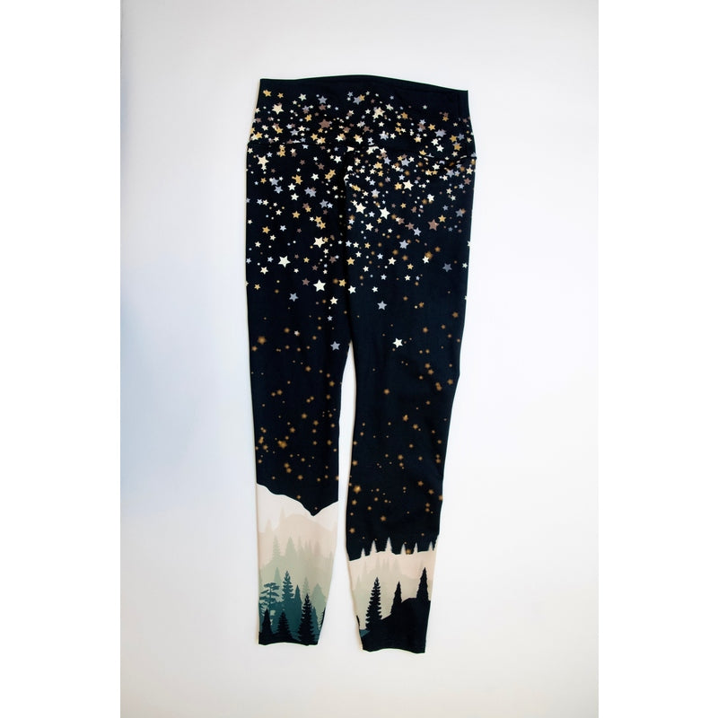 Colorado Threads New Years Mountain Yoga Pants