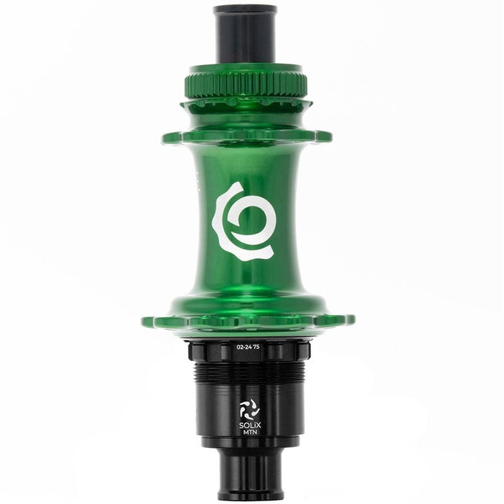 24H, 12mm TA, 148mm, Shimano Micro Spline, Green