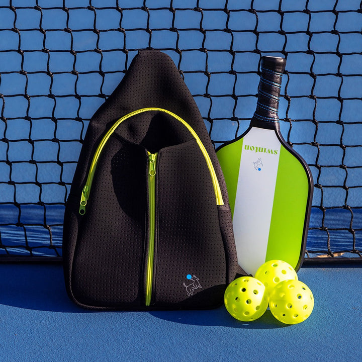 Swinton Pickleball Starter Bundle - Black Sling Bag Combo