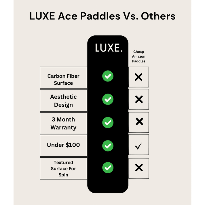 LUXE Aesthetic Solids - Ace Paddle