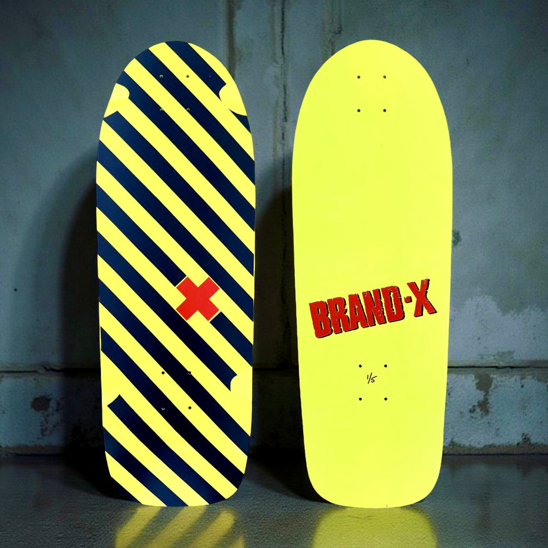 Vertical Hold “Thrashin” Deck 10"x30" HAND-PAINTED PRE-ORDER, MARCH