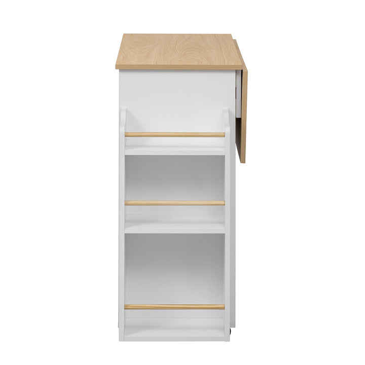 2-in-1 Pet Friendly Dog Crate Kitchen Island End Table