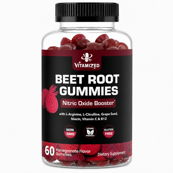 VITAMIZED Beetroot Gummies - Nitric Oxide Supplement