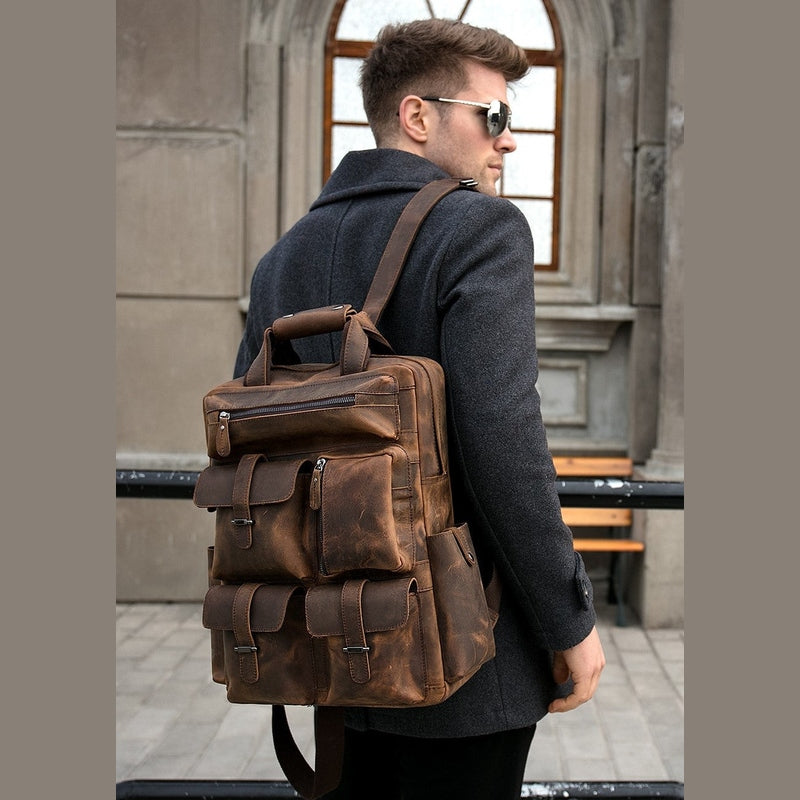 The Shelby Backpack | Handmade Genuine Leather Backpack