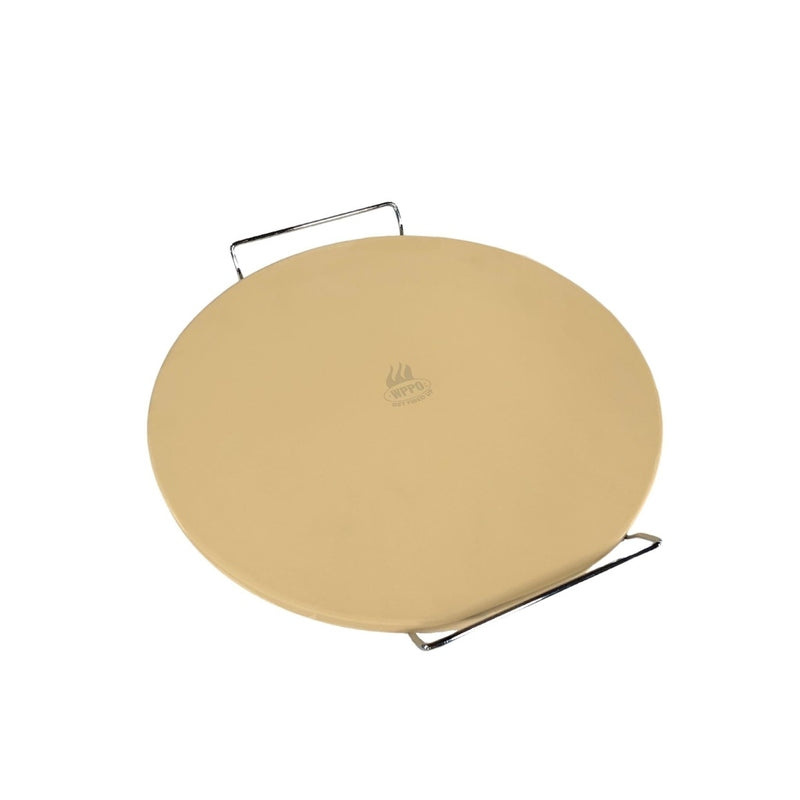 WPPO 15" Premium Pizza Baking Stone with Handles