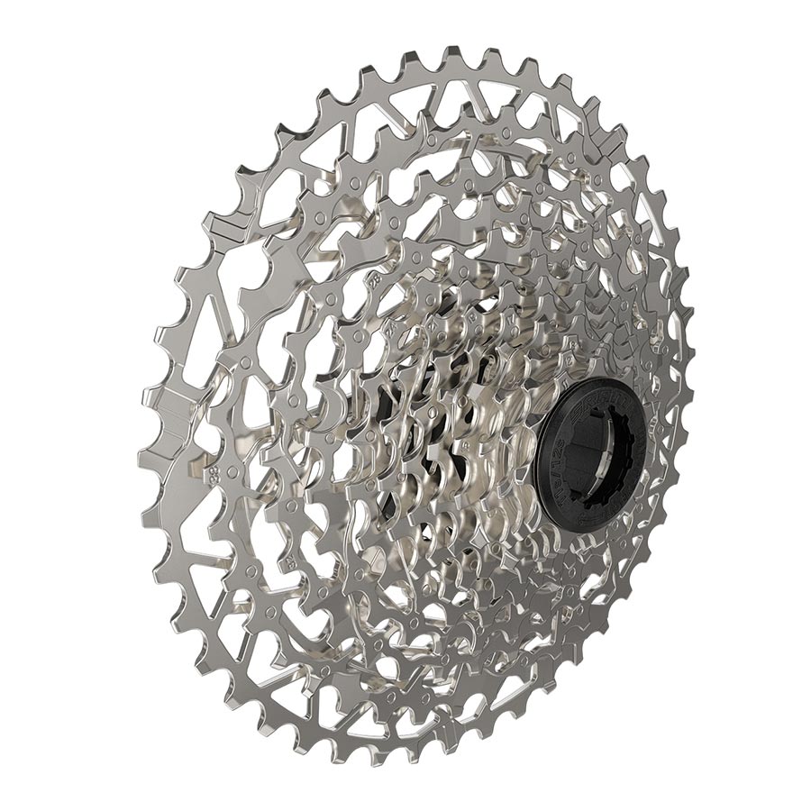 sram pg-1231 xplr 12 speed: nickel-chrome cassette 11-44t