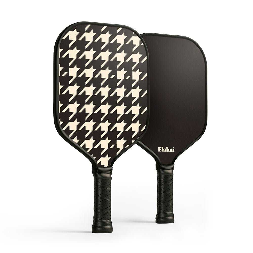 Classic Houndstooth Pickleball Paddle for All Players