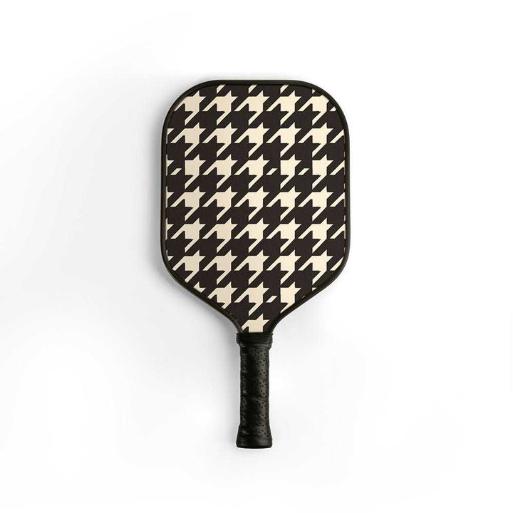 Classic Houndstooth Pickleball Paddle for All Players