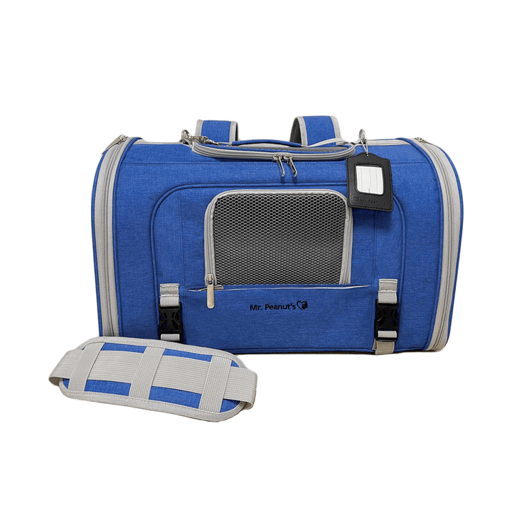 Mr. Peanut's Monterey Series Airline Compliant Horizontal Backpack Pet Carrier