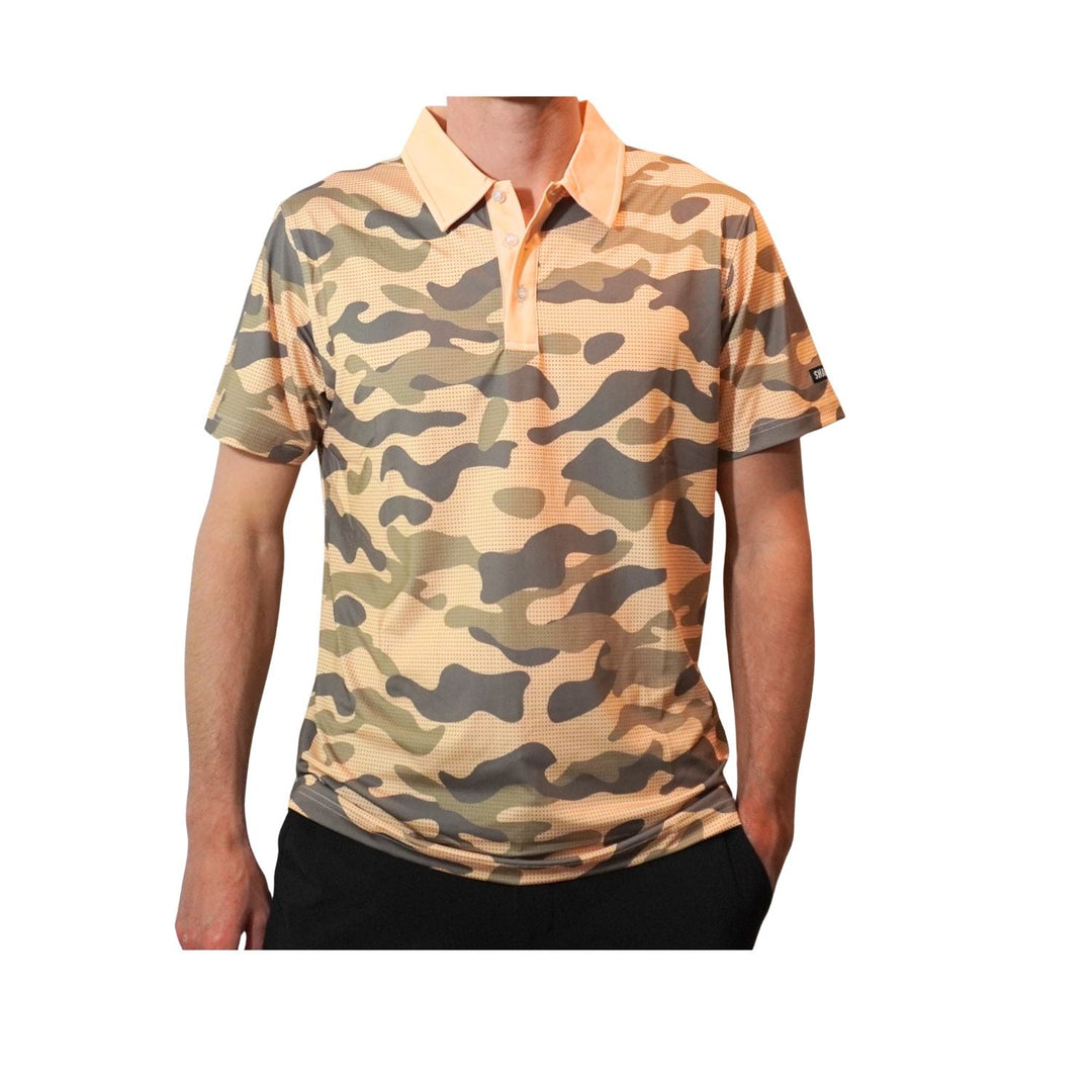 Shank it Golf Desert Camo Polo