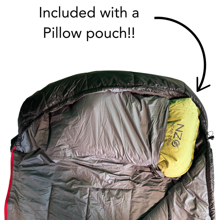 Near Zero Outdoor Gear Peralta 25℉ Synthetic Sleeping Bag