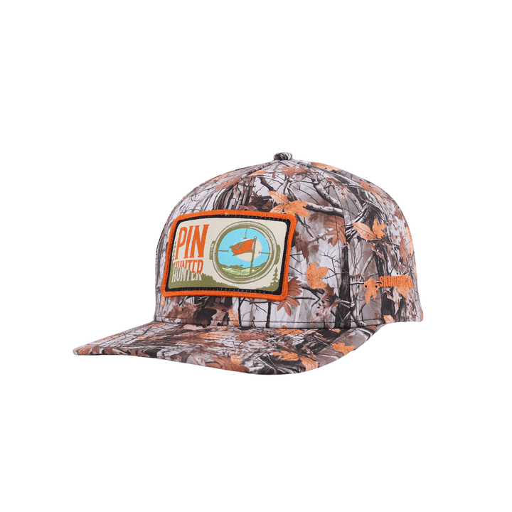 Shank it Golf Pin Hunter Camo Golf Hat