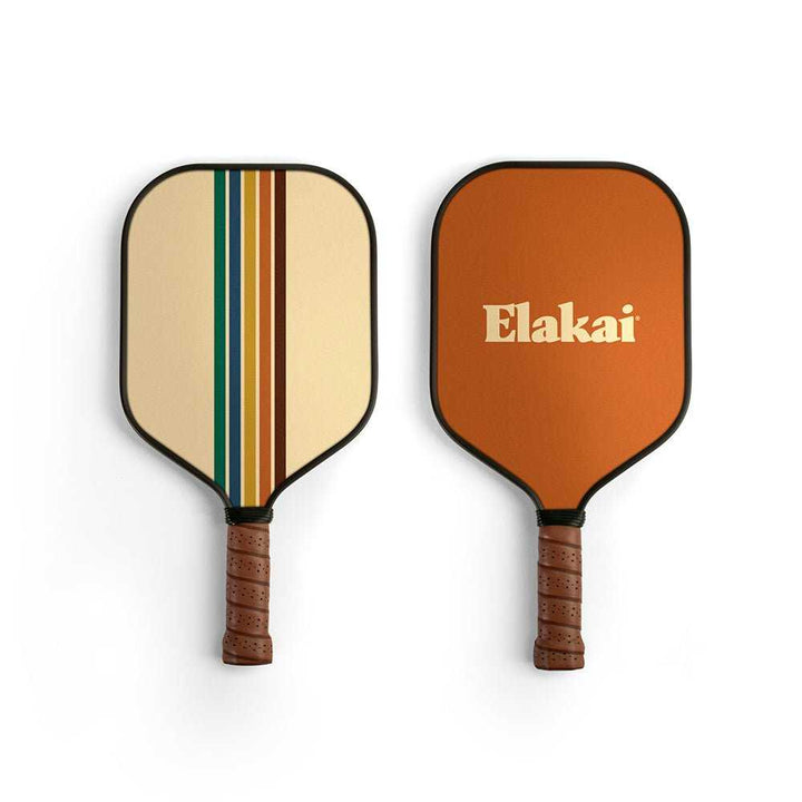 16MM Pickleball Paddle - Retro Stripes by Elakai