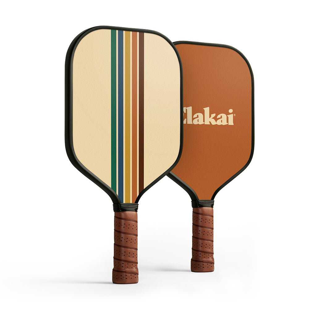 16MM Pickleball Paddle - Retro Stripes by Elakai