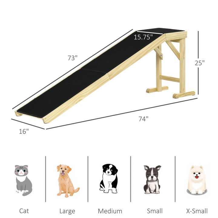 PawHut Dog Ramp for Bed - Easy Access Solution