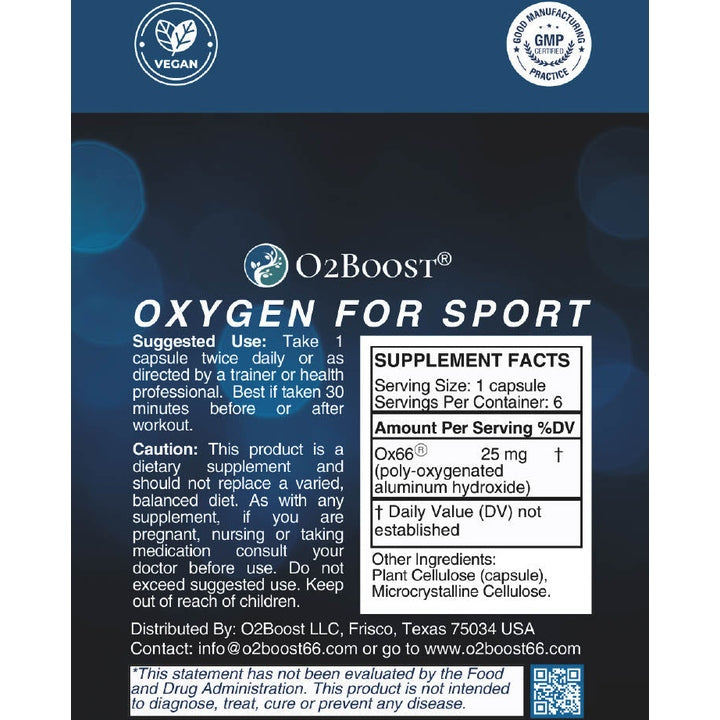 Oxygen For Sport 6-Pack Supplement