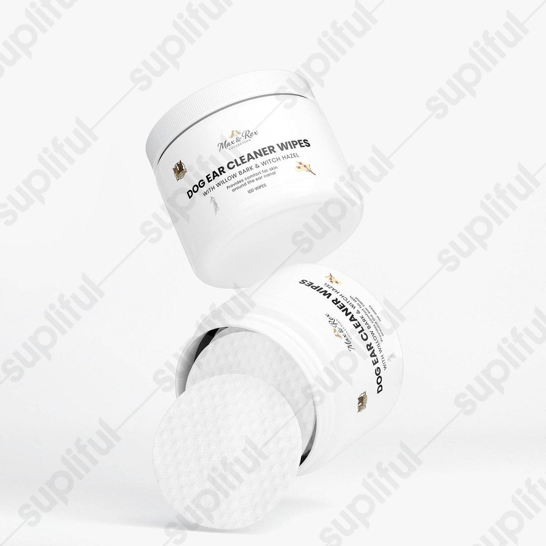 The Max & Rex Collection Dog Ear Cleaner Wipes