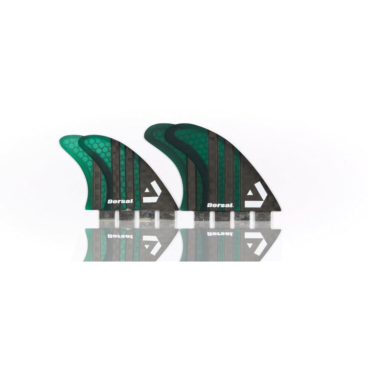 DORSAL Surfboard Fins Quad 4 Set FCS Compatible