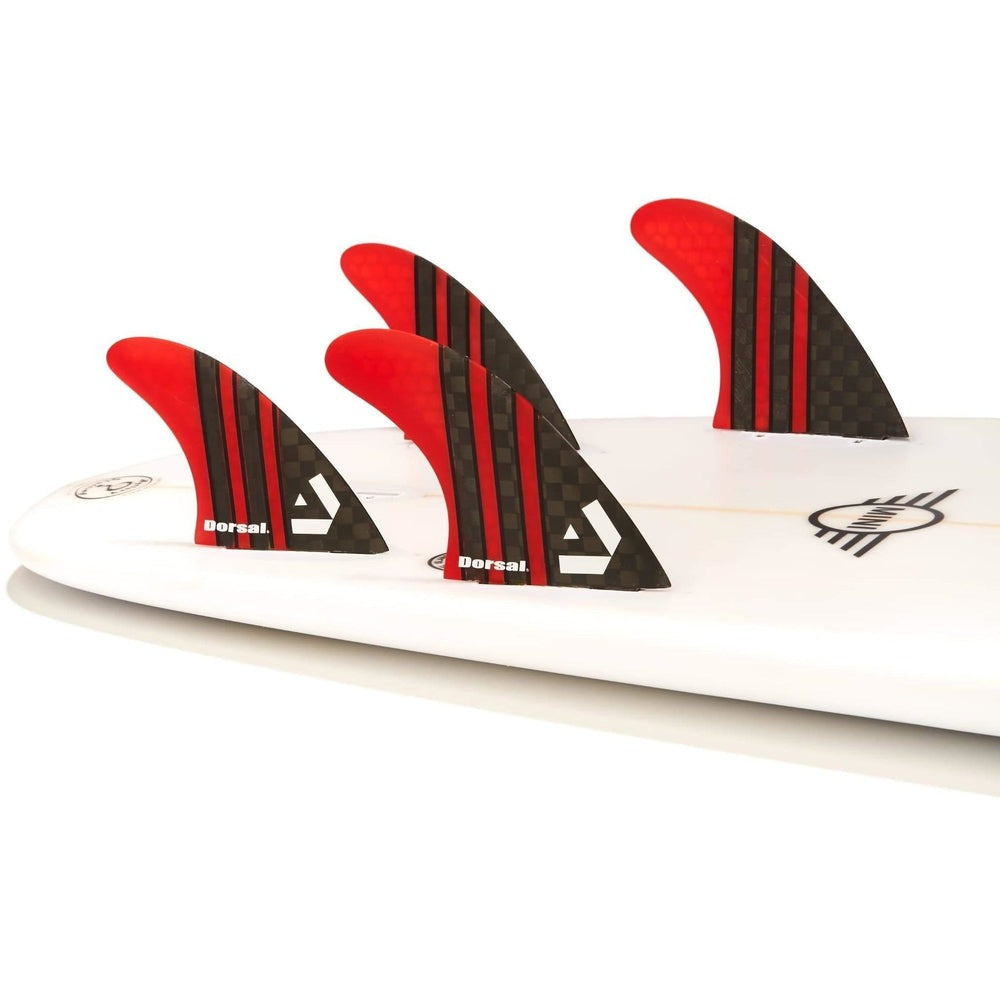 DORSAL Surfboard Fins Quad 4 Set for FCS Boards