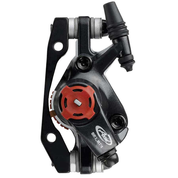 Black, Front or rear, No rotor, No adapter