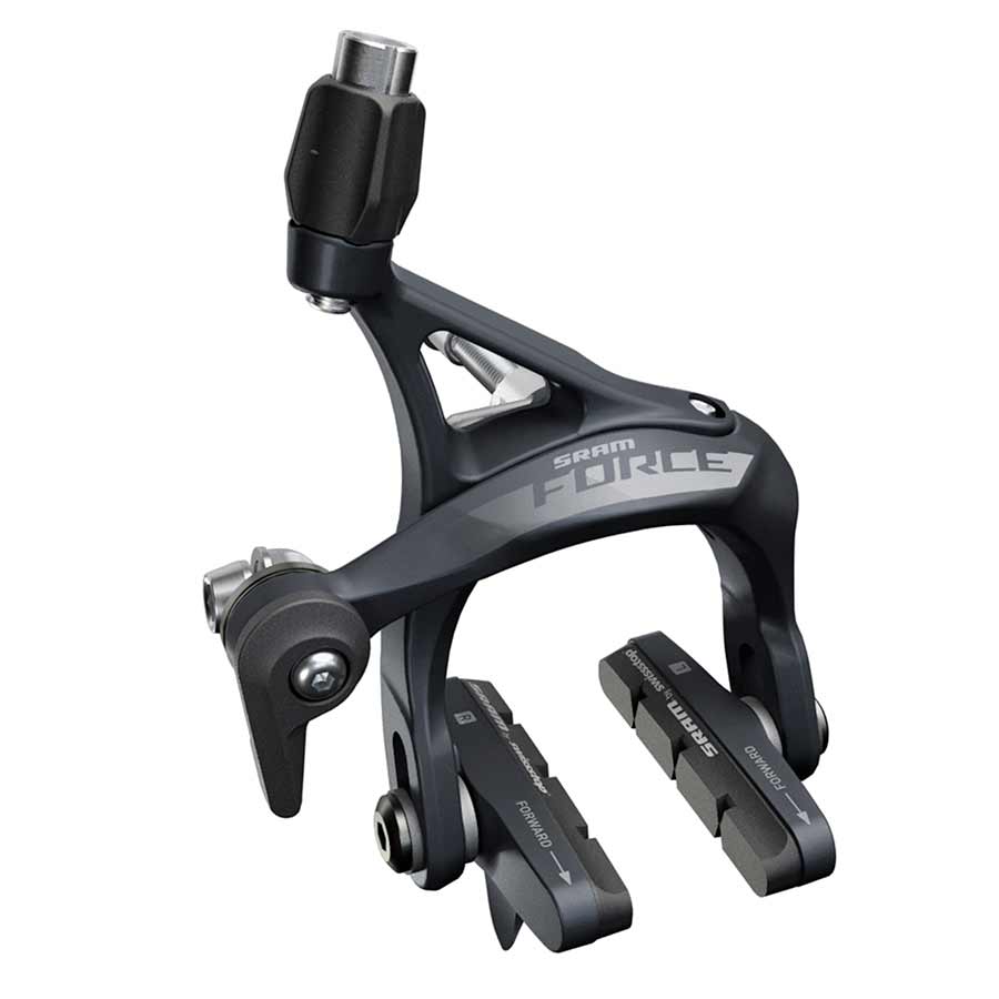 sram force axs front road brake caliper with 16mm nut,