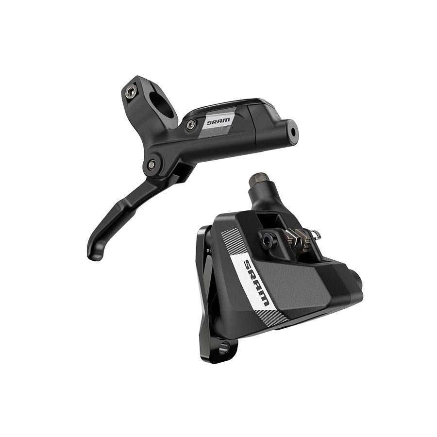 Rear, Flat mount, Black