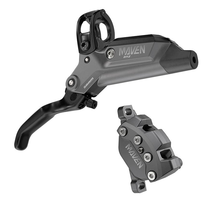 SRAM Maven Bronze Disc Brake and Lever - Post Mount, 4-Piston, Aluminum Lever, SS Hardware, Blast Dark Polar, A1