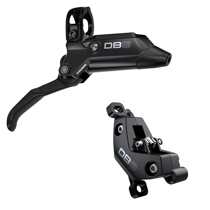 SRAM DB8 Stealth Disc Brake and Lever - Front or Rear, 2000mm Hose, Mineral Oil Hydraulic, Post Mount, Diffusion Black