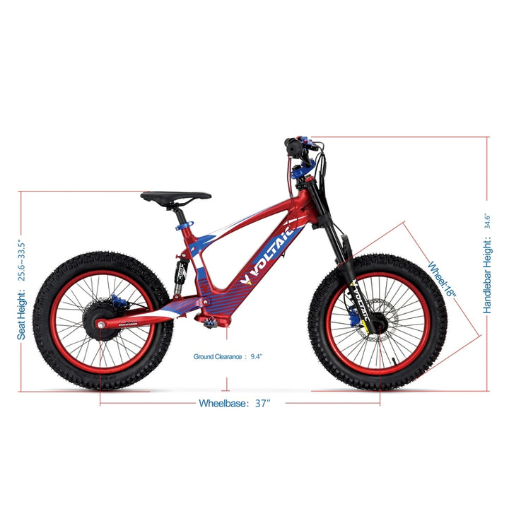 Voltaic Youth Electric Dirt Bike 18'' Flying Fox