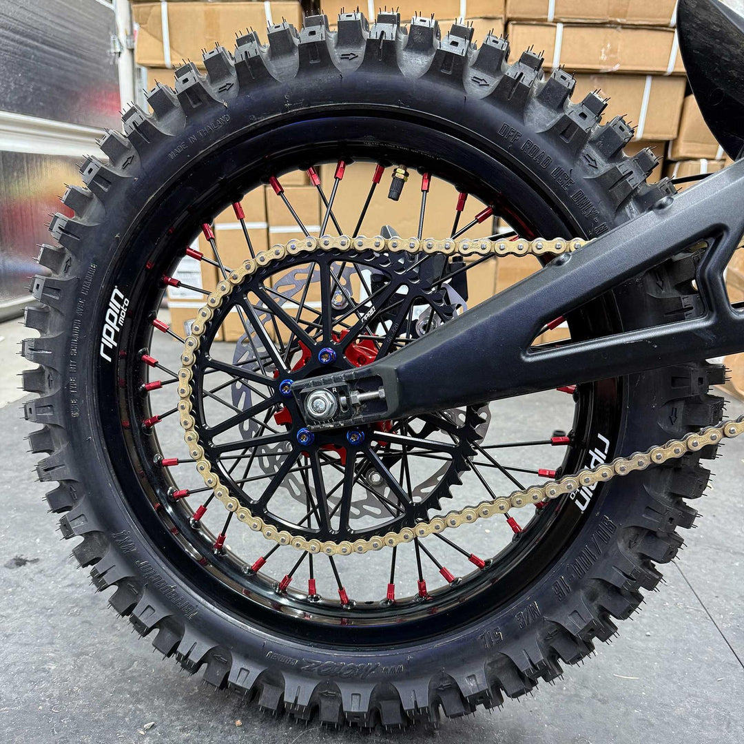 Rippin Moto 16" Blackline Rear Wheel Off-Road for Surron LBX & E-Ride PRO SS 2.0