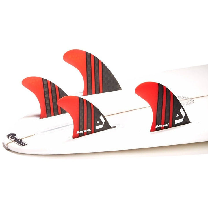 DORSAL Surfboard Fins Quad 4 Set Future Compatible