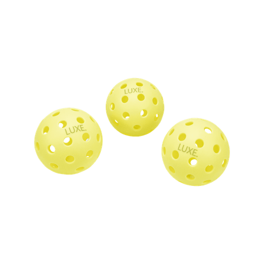 LUXE Lemon Pickleballs - Pack of 3